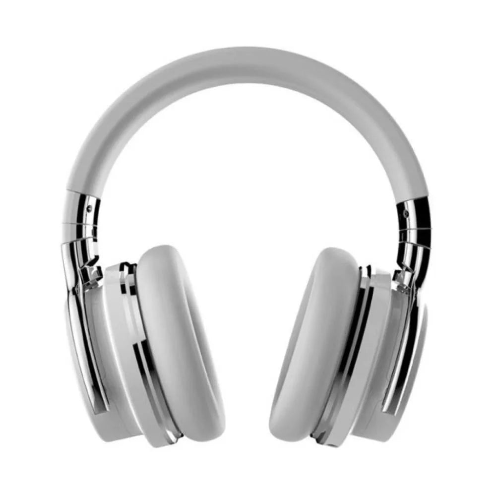 E7 Active Noise Cancelling Headphones Bluetooth Headphones with Mic Deep Bass Wireless Headphones over Ear(White)