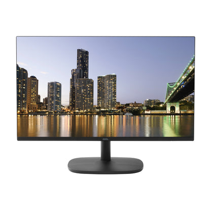 27-Inch FHD (1920 x 1080P) 75Hz Bezel-Less Office Monitor with 6ft HDMI Cable, Black, New