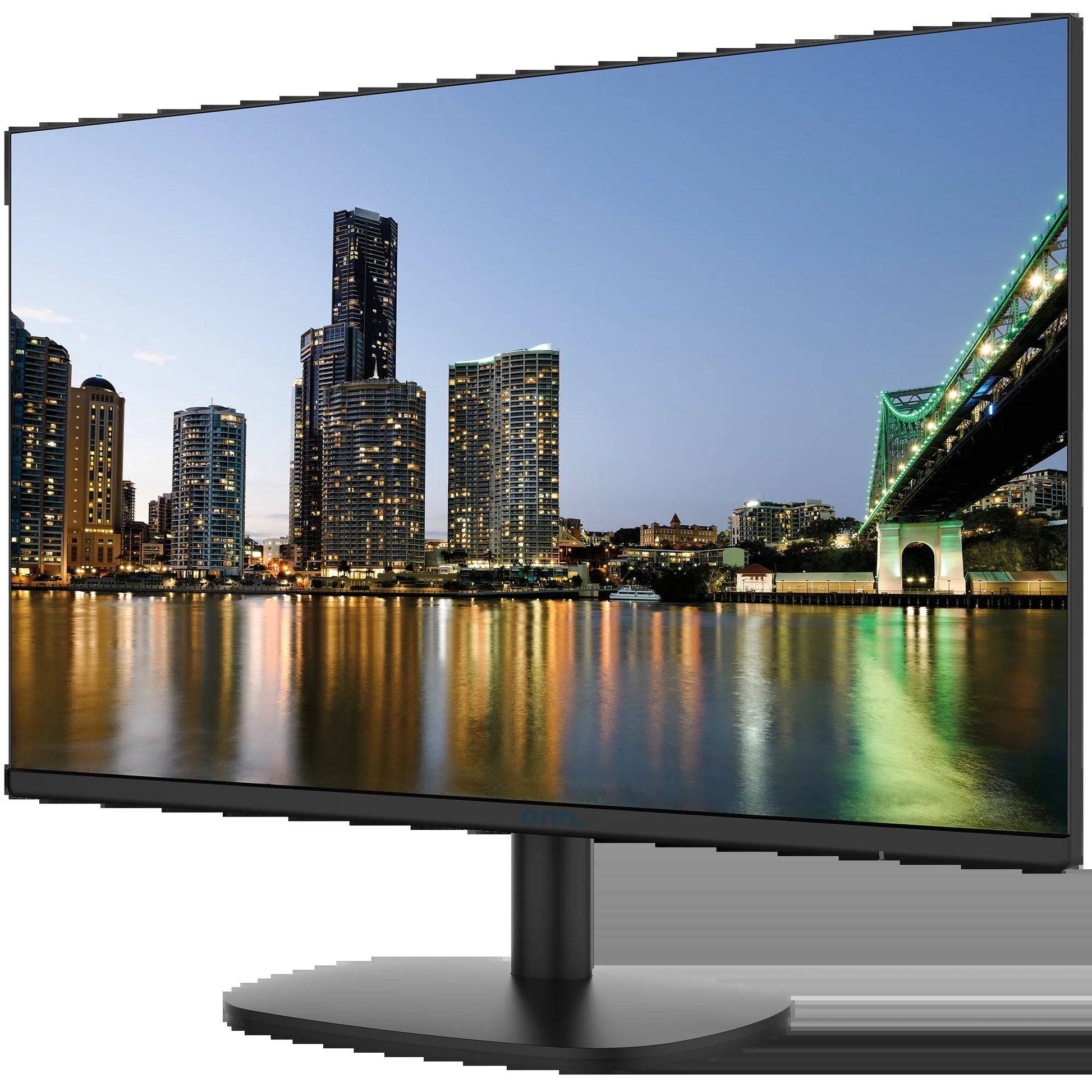 27-Inch FHD (1920 x 1080P) 75Hz Bezel-Less Office Monitor with 6ft HDMI Cable, Black, New